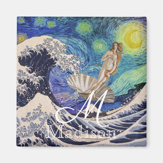 De geboorte van Venus in de Grote Golf Magneet (Voorkant)