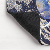 De geboorte van Venus in de Grote Golf Muismat (Hoek)