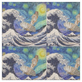 De geboorte van Venus in de Grote Golf Stof (Swatch)