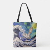De geboorte van Venus in de Grote Golf Tote Bag (Achterkant)