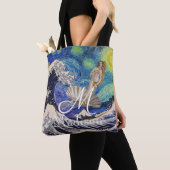 De geboorte van Venus in de Grote Golf Tote Bag (Dichtbij)