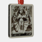 De geboorte van Venus (kalksteen) Metalen Ornament (Rechts)