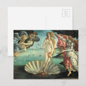 De geboorte van Venus - Klassieke kunst door Botti Briefkaart (Voorkant / Achterkant)