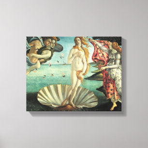De geboorte van Venus - Klassieke kunst door Botti Canvas Afdruk