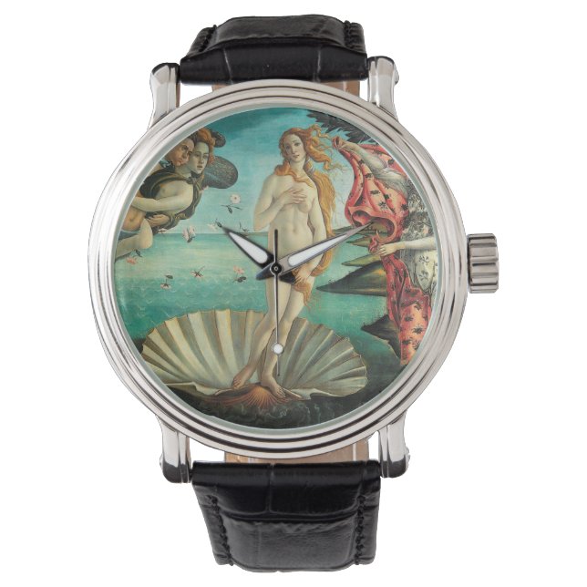 De geboorte van Venus - Klassieke kunst door Botti Horloge (Voorkant)