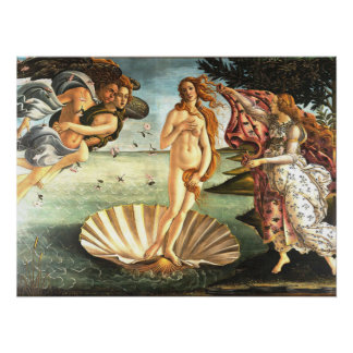 De geboorte van Venus Poster