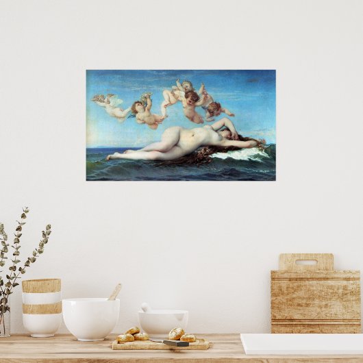 De geboorte van Venus Poster (Keuken)