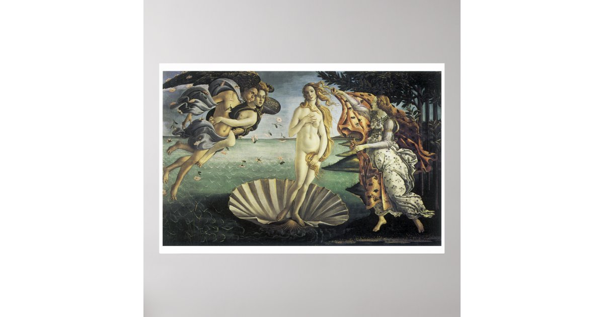 De geboorte van Venus Poster | Zazzle.nl
