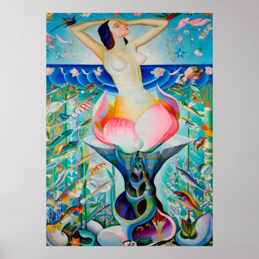 DE GEBOORTE VAN VENUS POSTER (Voorkant)