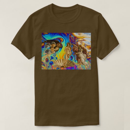 De geboorte van Venus psychedelic 2 T-shirt (Design voorkant)