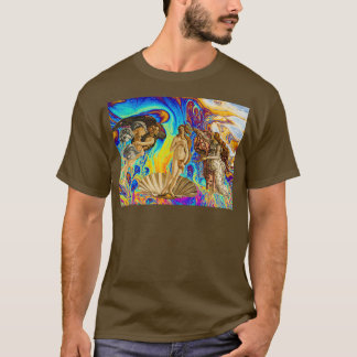 De geboorte van Venus psychedelic 2 T-shirt