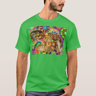 De geboorte van Venus psychedelic T-shirt