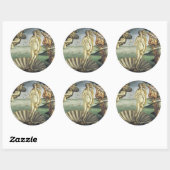 De geboorte van Venus Ronde Sticker (Vel)