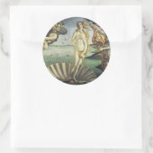 De geboorte van Venus Ronde Sticker (Tas)