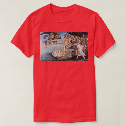 De geboorte van Venus Sandro Botticelli 12 T-shirt (Design voorkant)