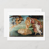 De geboorte van Venus, Sandro Botticelli, 1485 Briefkaart (Voorkant / Achterkant)