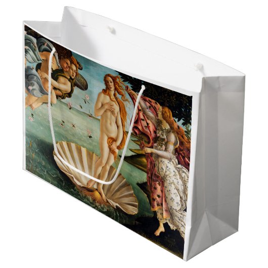 De geboorte van Venus, Sandro Botticelli, 1485 Groot Cadeauzakje (Voorkant Gekanteld)
