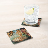 De geboorte van Venus, Sandro Botticelli, 1485 Kartonnen Onderzetters (Insitu)