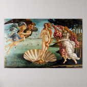 De geboorte van Venus, Sandro Botticelli, 1485 Poster (Voorkant)