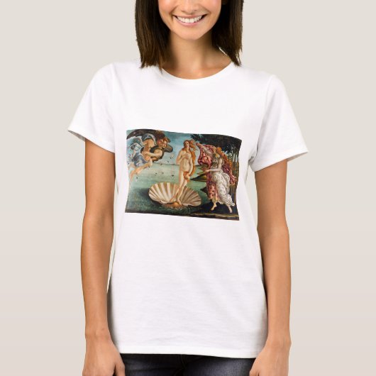 De geboorte van Venus, Sandro Botticelli, 1485 T-shirt (Voorkant)