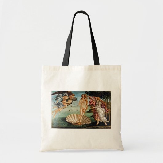 De geboorte van Venus, Sandro Botticelli, 1485 Tote Bag (Voorkant)