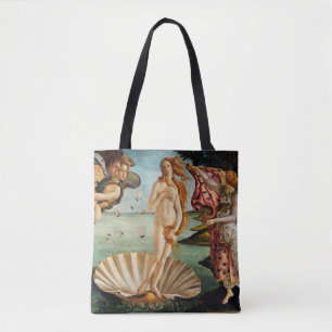 De geboorte van Venus, Sandro Botticelli, 1485 Tote Bag
