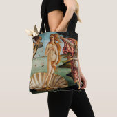 De geboorte van Venus, Sandro Botticelli, 1485 Tote Bag (Dichtbij)