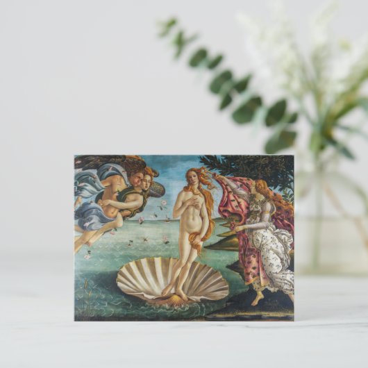 De geboorte van Venus | Sandro Botticelli | Briefkaart (Staand voorkant)