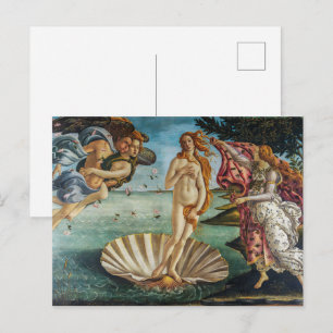 De Geboorte van Venus   Sandro Botticelli   Briefkaart