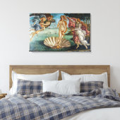 De geboorte van Venus | Sandro Botticelli | Canvas Afdruk (Insitu (Slaapkamer))