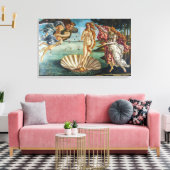 De geboorte van Venus | Sandro Botticelli | Canvas Afdruk (Insitu (Woonkamer))