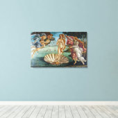 De geboorte van Venus | Sandro Botticelli | Canvas Afdruk (Insitu (Houten vloer))