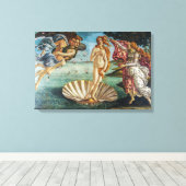 De Geboorte van Venus | Sandro Botticelli | Canvas Afdruk (Insitu (Houten vloer))
