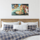 De Geboorte van Venus | Sandro Botticelli | Canvas Afdruk (Insitu (Slaapkamer))