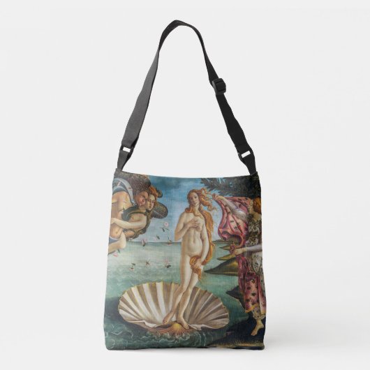 De geboorte van Venus | Sandro Botticelli | Crossbody Tas (Achterkant)
