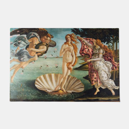 De geboorte van Venus, Sandro Botticelli Deurmat (Voorkant)
