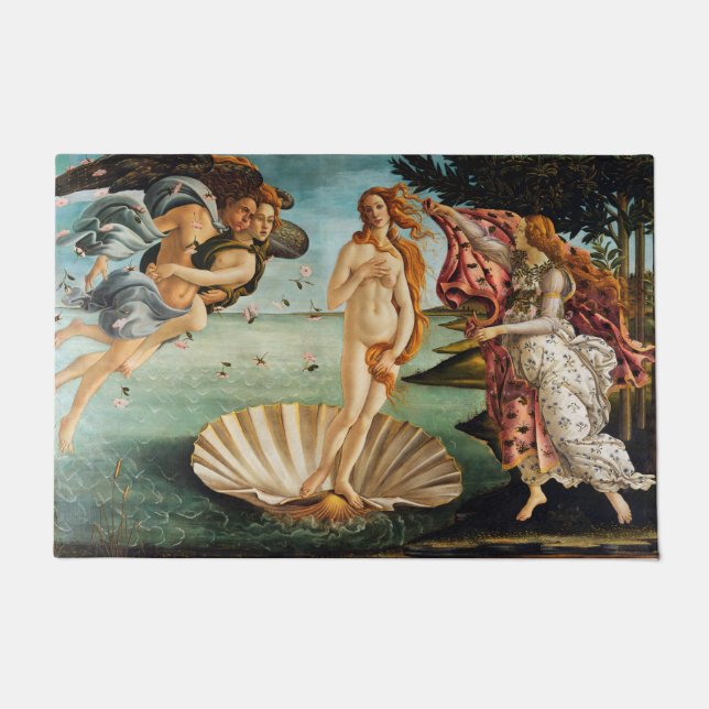 De geboorte van Venus, Sandro Botticelli Deurmat (Voorkant)