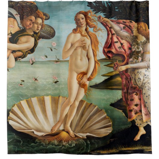 De geboorte van Venus, Sandro Botticelli Douchegordijn (Voorkant)