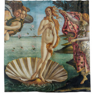 De geboorte van Venus Sandro Botticelli Douchegordijn