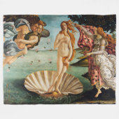 De geboorte van Venus, Sandro Botticelli Fleece Deken (Voorkant (Horizontaal))