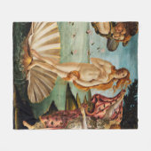 De geboorte van Venus, Sandro Botticelli Fleece Deken (Voorkant (Horizontaal))