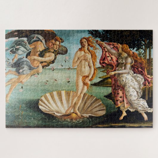 De geboorte van Venus, Sandro Botticelli Legpuzzel (Horizontaal)