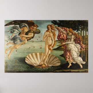 De geboorte van Venus Sandro Botticelli Painting 1 Poster