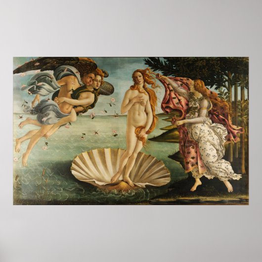 De geboorte van Venus Sandro Botticelli Painting 1 Poster (Voorkant)
