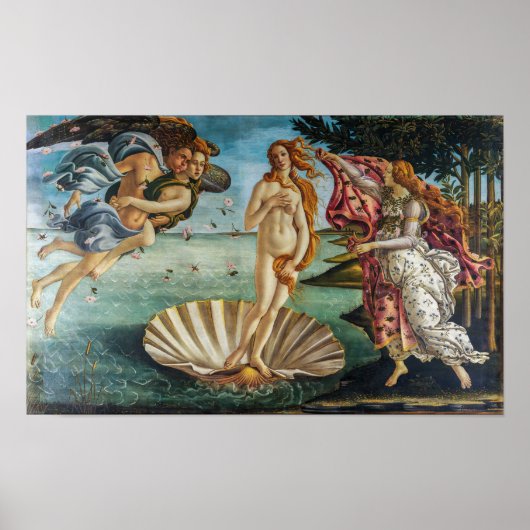 De geboorte van Venus | Sandro Botticelli | Poster (Voorkant)