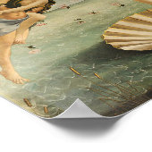 De geboorte van Venus - Sandro Botticelli Poster (Hoek)