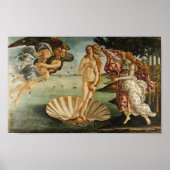 De geboorte van Venus - Sandro Botticelli Poster (Voorkant)