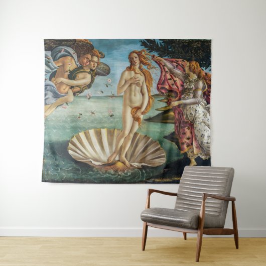 De Geboorte van Venus | Sandro Botticelli | Wandkleed (In Situ (horizontaal))