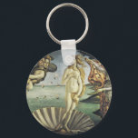 De geboorte van Venus Sleutelhanger<br><div class="desc">Sandro Botticelli's Italiaanse renaisance schilderij "The Birth of Venus" uit 1482.</div>