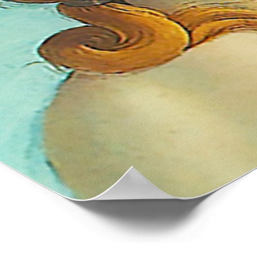 De geboorte van Venus - Sluiten Poster (Hoek)